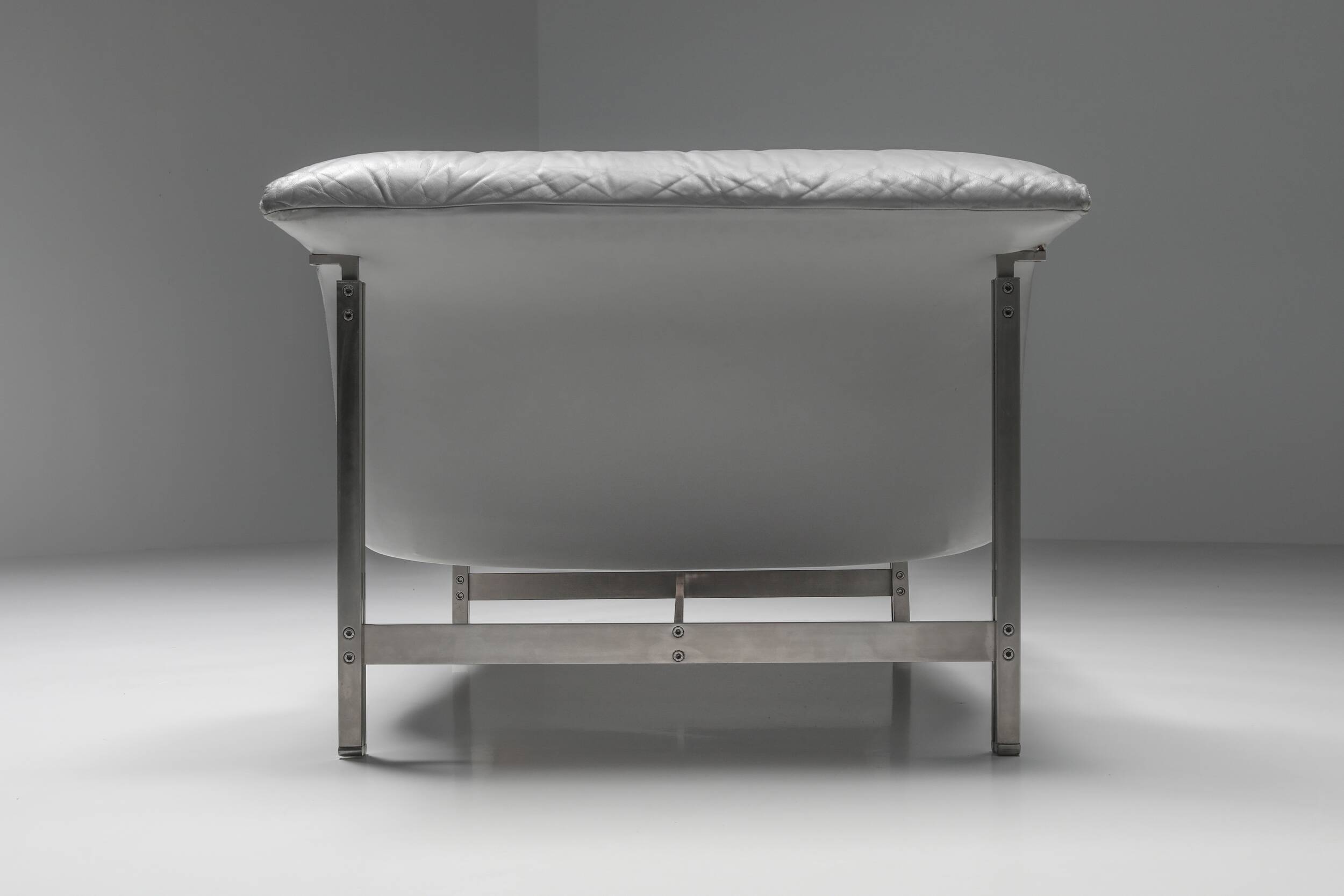 "Wave" Lounge Chair by Giovanni Offredi for Saporiti, Italy, 1974