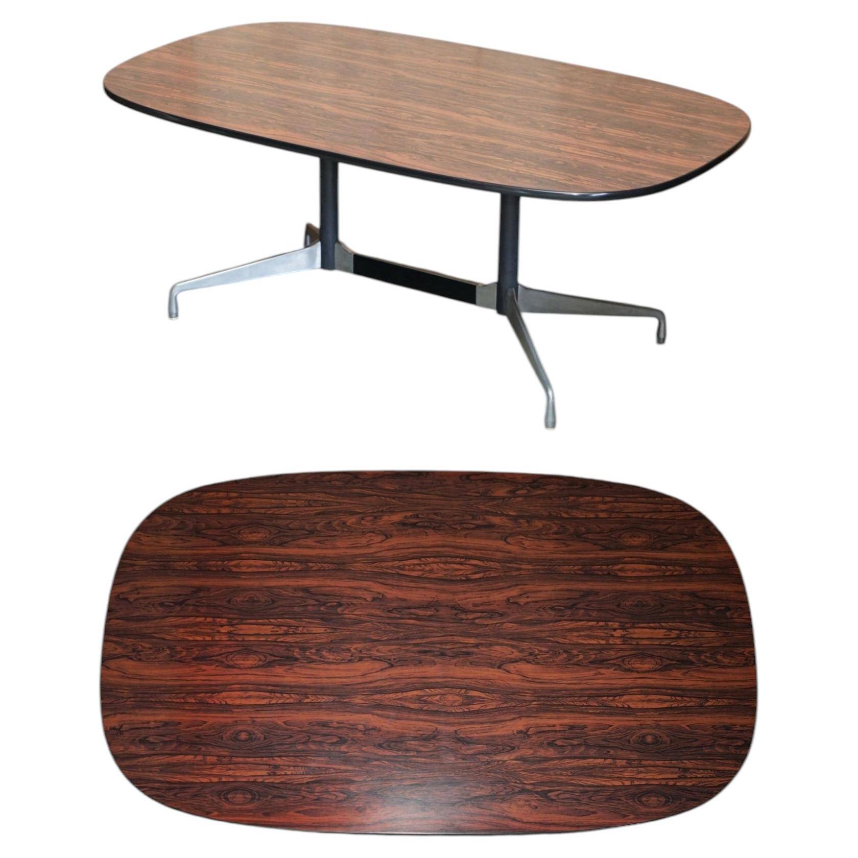 Herman Miller Eames Vintage Mid Century Modern hardwood conference table
