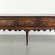 English antique oak sideboard with 3 drawers from the early 18th century