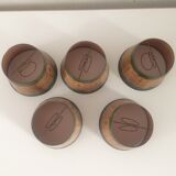 Set of 4 vintage clip lampshades, 5th offered