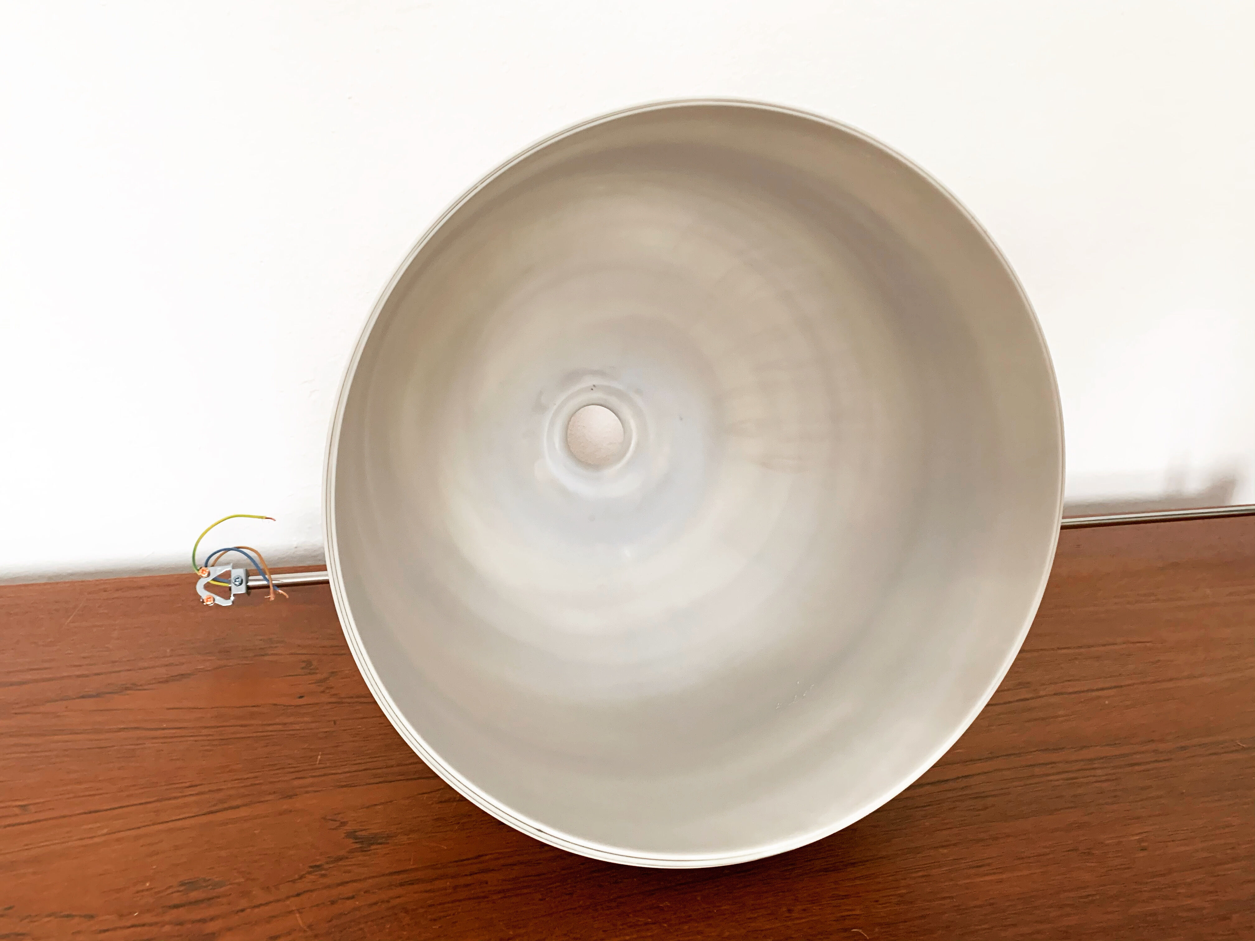 Carrara marble design glass lamp by Peill and Putzler
