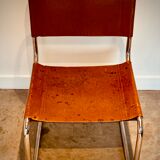 Marcel Breuer model B33 camel leather chairs, 1928