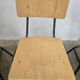 Lot of 6 bistro chairs from the 1980s