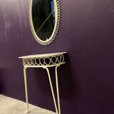 Console table with mirror from the 1960s