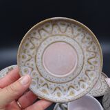 Earthenware coffee service signed Jean Austruy Vallauris around 1970 - Cups - saucers - milk pot