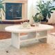 Nali concrete coffee table - Oval - Length 120 cm