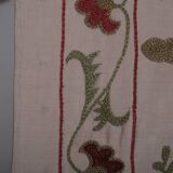 Hand knotted rug, vintage turkish rug 54x193 cm