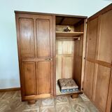 Parisian cabinet in removable raw wood