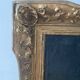 Louis XV table oil on canvas frame with gold leaf.