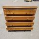 Old Art Deco chest of drawers 4 drawers and marble top