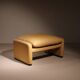 Leather Ottoman ‚Maralunga‘ by Vico Magistretti for Cassina | Italy 1973