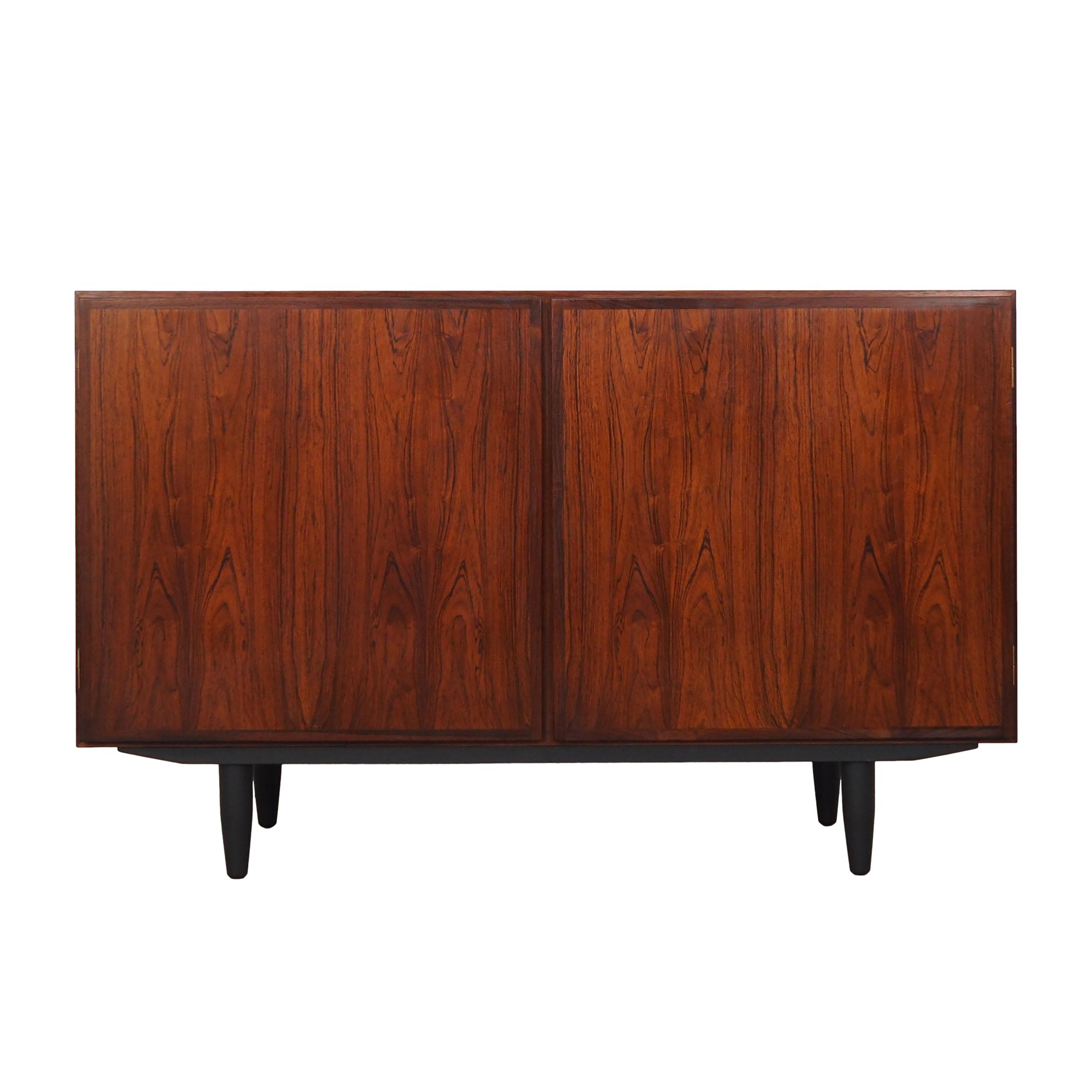 Rosewood cabinet, Danish design, 1970s, manufactured by Omann Jun