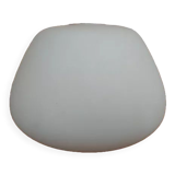 Abat-jour de remplacement en verre blanc de style rétro vintage français