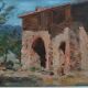 Oil painting on panel, Tuscan school, early 1900s