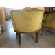 Mid 20th-Century Walnut Armchairs and Sofa in the Italian Style, Three-Piece