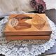 Wooden box for card games