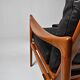 Armchair and footrest by Ib Kofod-Larsen for OPE, Sweden