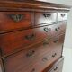 Commode haute de campagne George III / coffre sur coffre