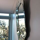 Vintage Venetian Style Faceted Mirror - 97x77cm