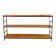 Étagère vintage bois et métal noir