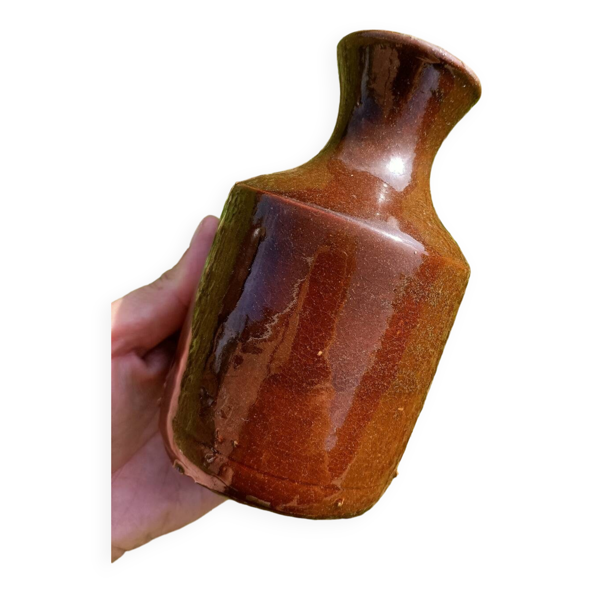 Vintage brown vase