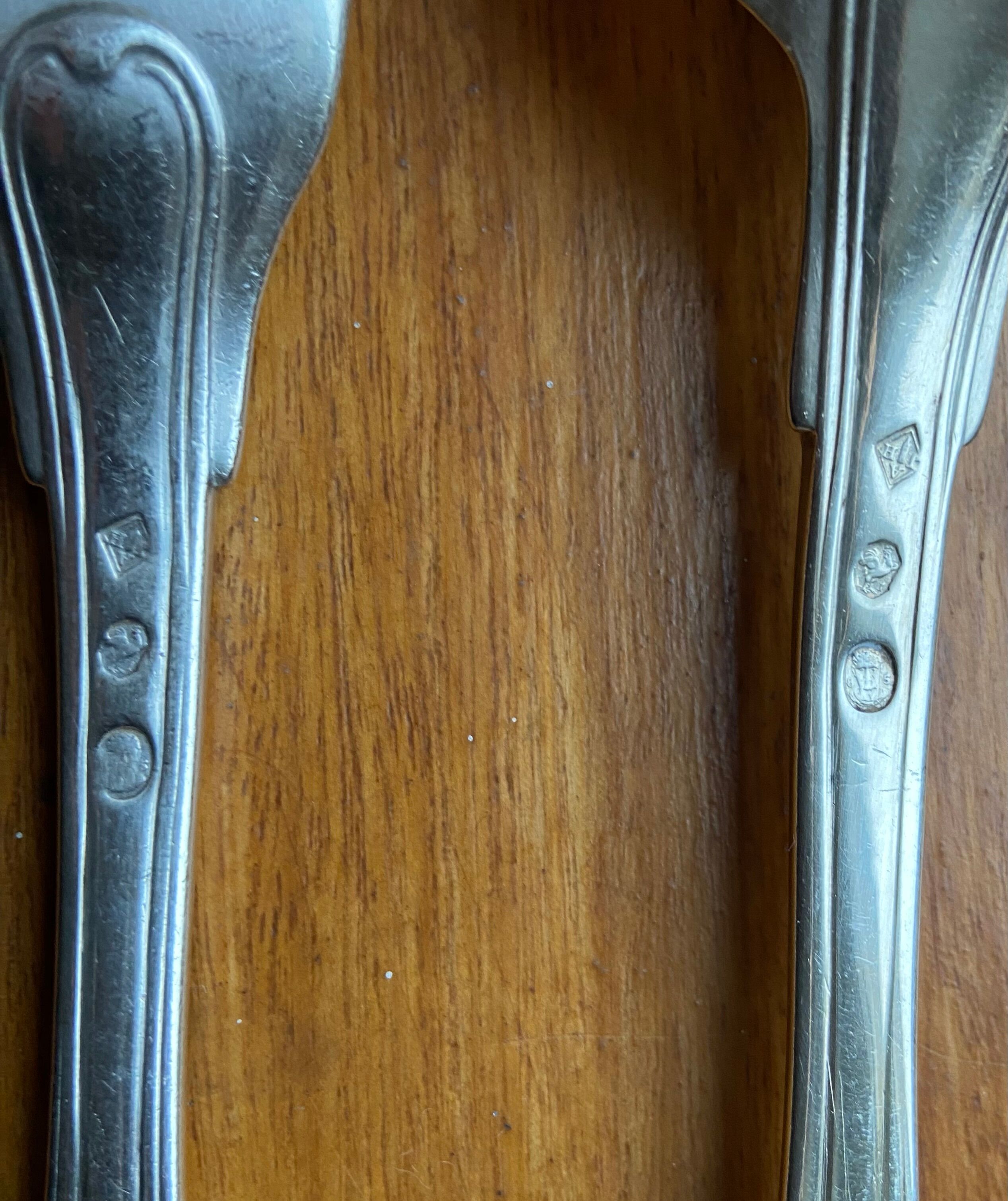 Solid silver cutlery farmers general