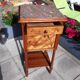 Pitchpin bedside table