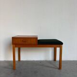Mid century Danish  “Gossip” bench oak