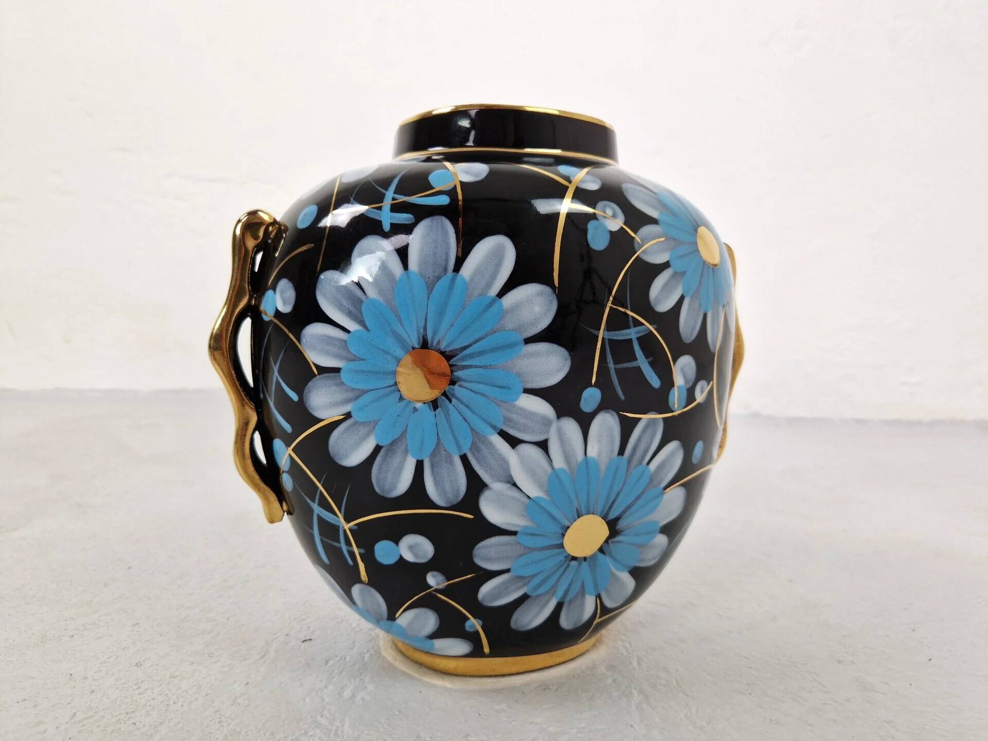 Raymond Chevallier Art Deco vase for Boch Keramis