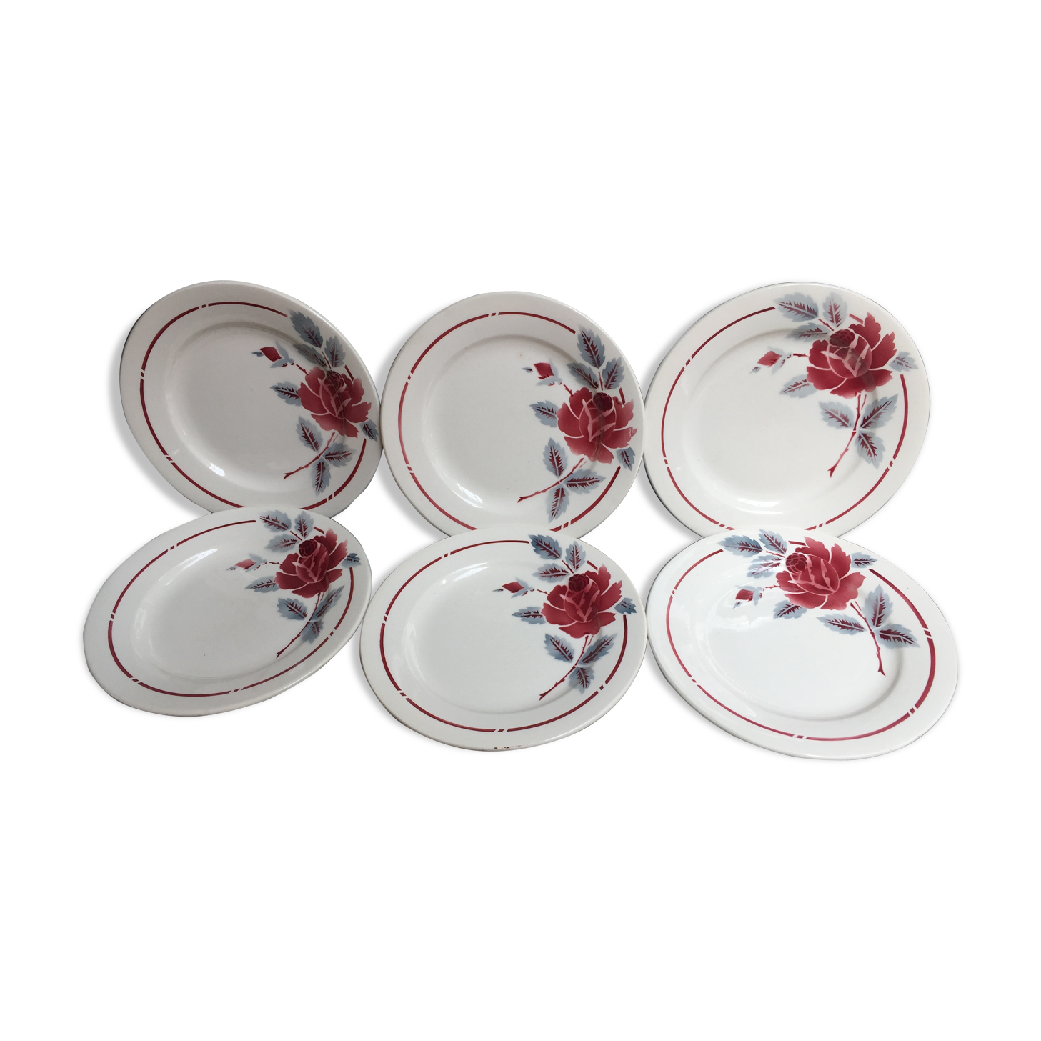 6 plates Moulin des Loups