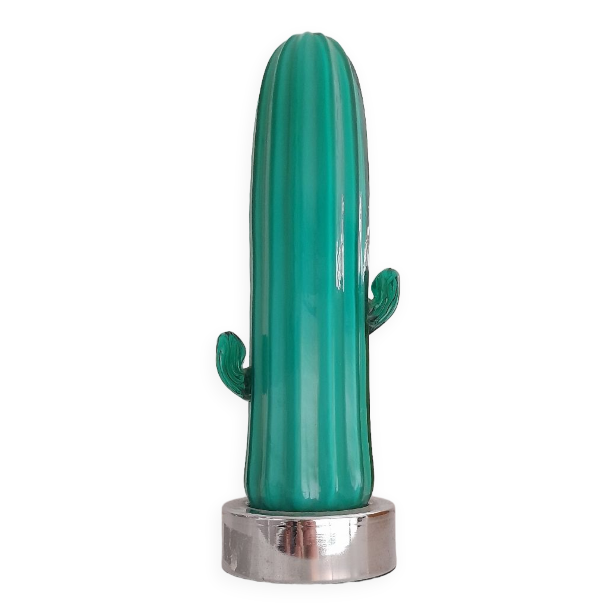 Ikea Mojna glass cactus lamp