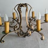 Lustre 6 branches métal