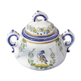 Sugar bowl in art earthenware of Angoulème