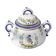 Sugar bowl in art earthenware of Angoulème