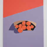 Contemporary painting on canvas - Oranges
