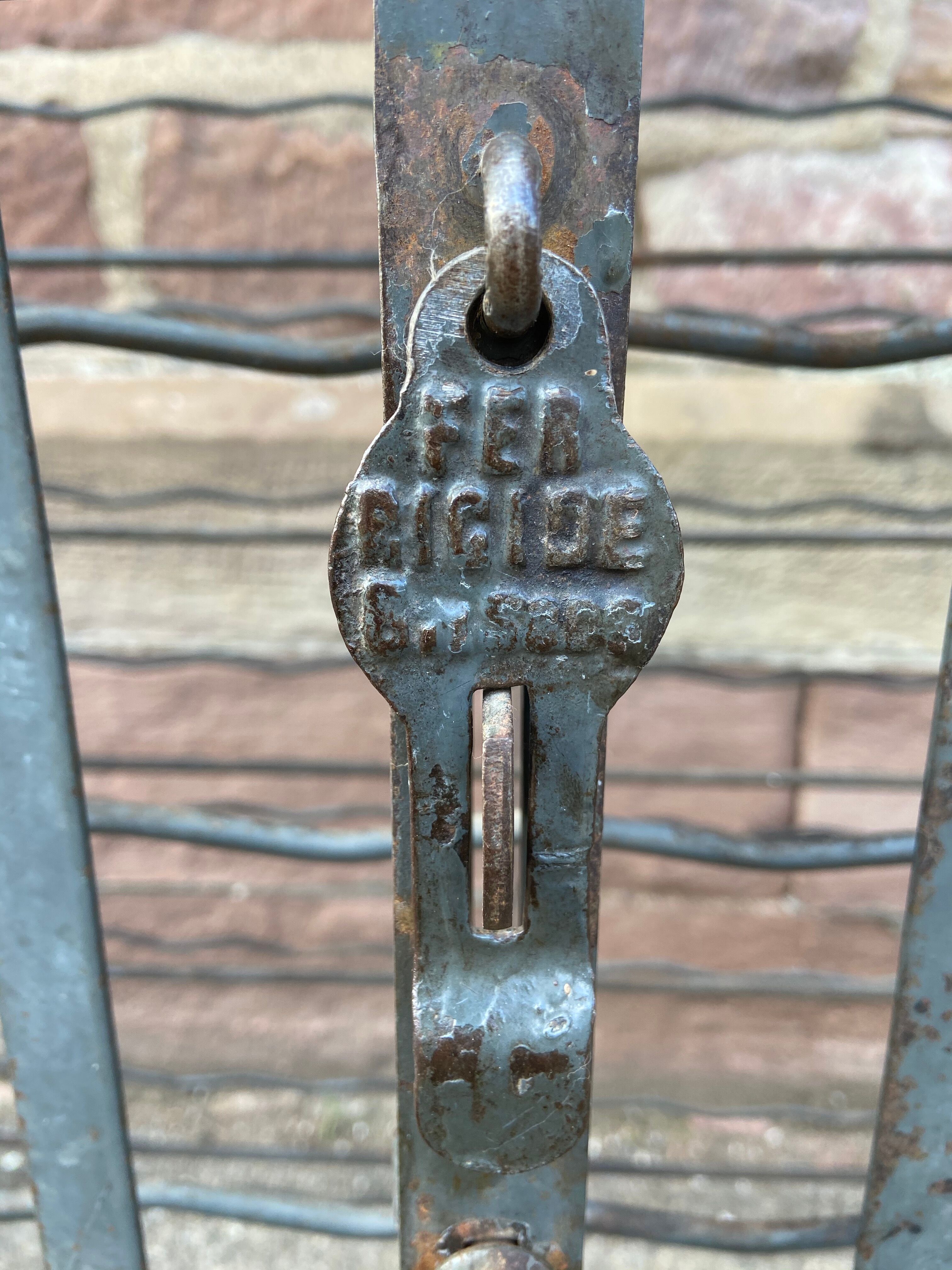 Iron wine cellar forges French wine cellar Rigidex 1950