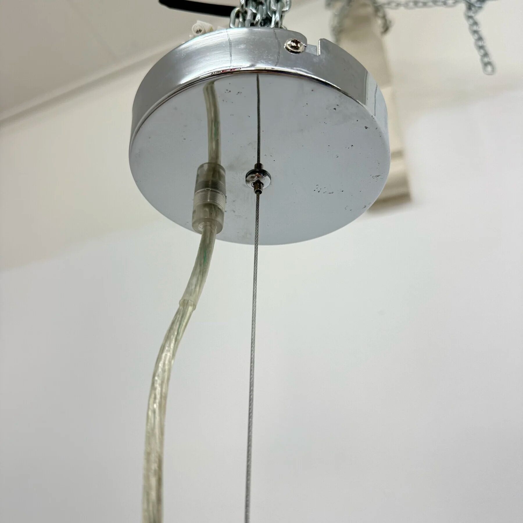Suspension en verre Mazzega, années 1970, Italie