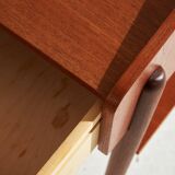 Restored teak nightstand