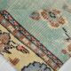 3x9 Light Green Persian Vintage Runner Rug, 81x282Cm