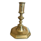 18th century bronze candle holder