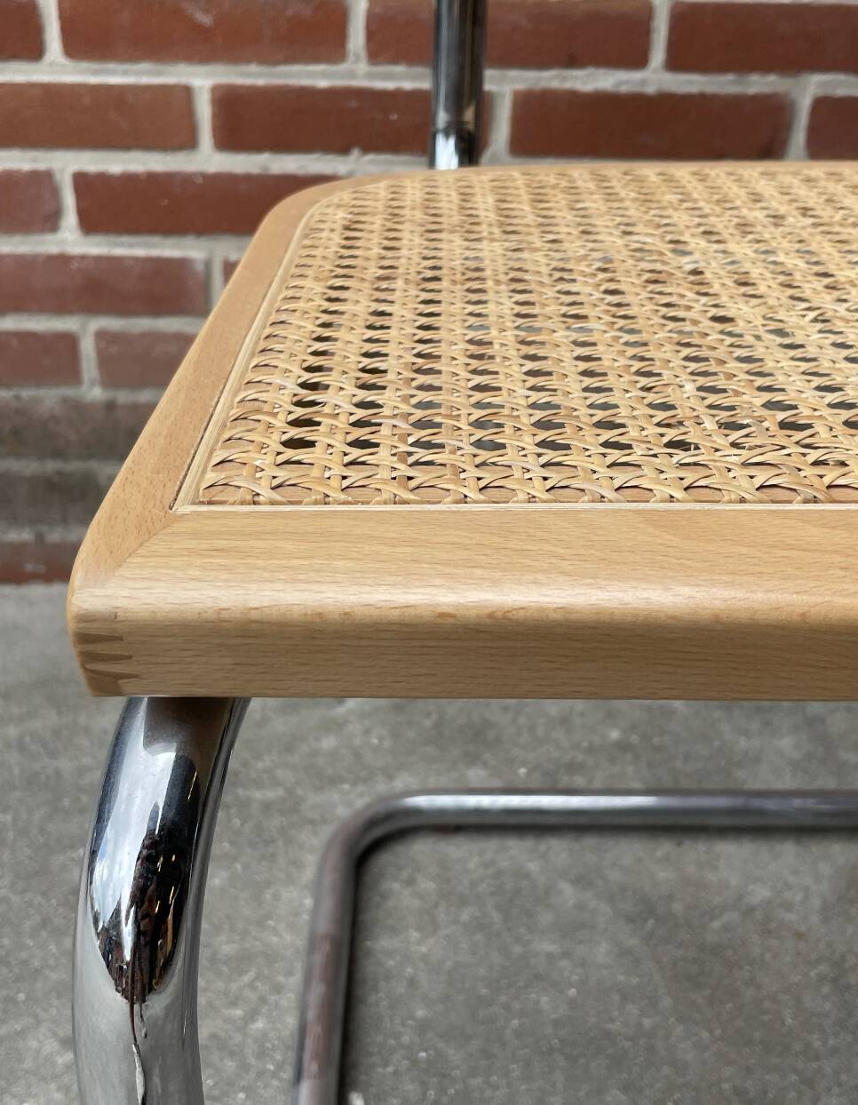 Chaise Cesca B64 avec accoudoirs par Marcel Breuer Design