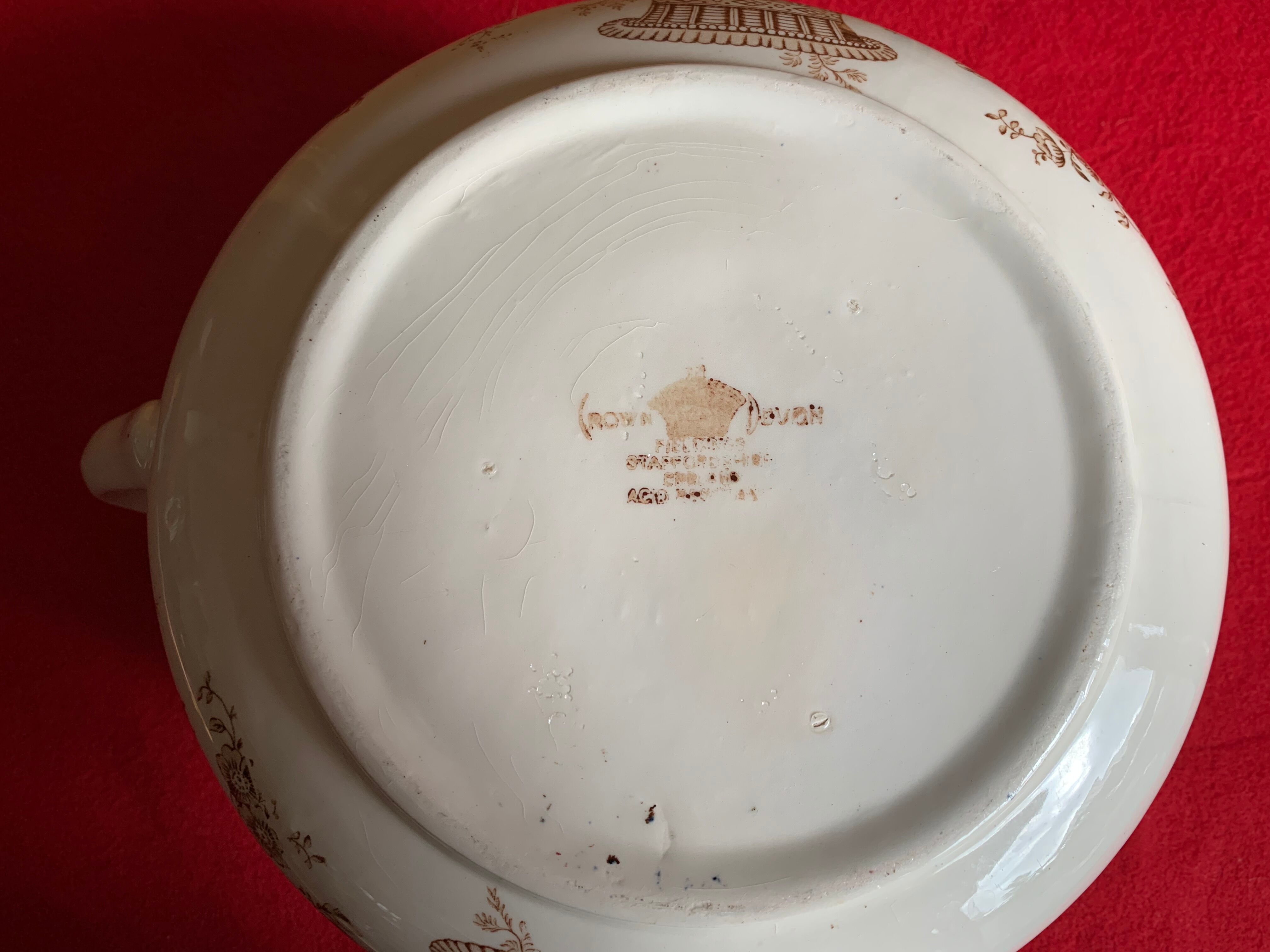 Vase de nuit de chambre en faïence anglaise Selency