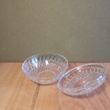 Vintage France chiseled glass candy