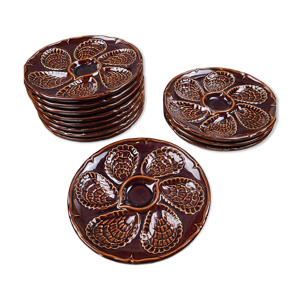 lot de 12 assiettes à