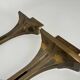 Italian Deco Style Wall Lamps in Bronze attributed to Banci, 1970s, Set of 2