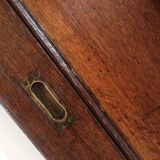 Pair of vintage oak sliding doors