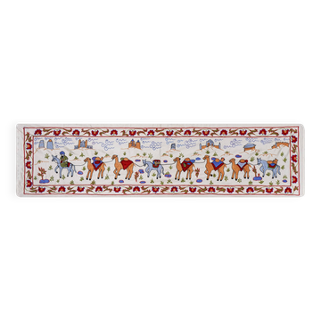 Hand-knotted rug, vintage Turkish rug 51x186 cm