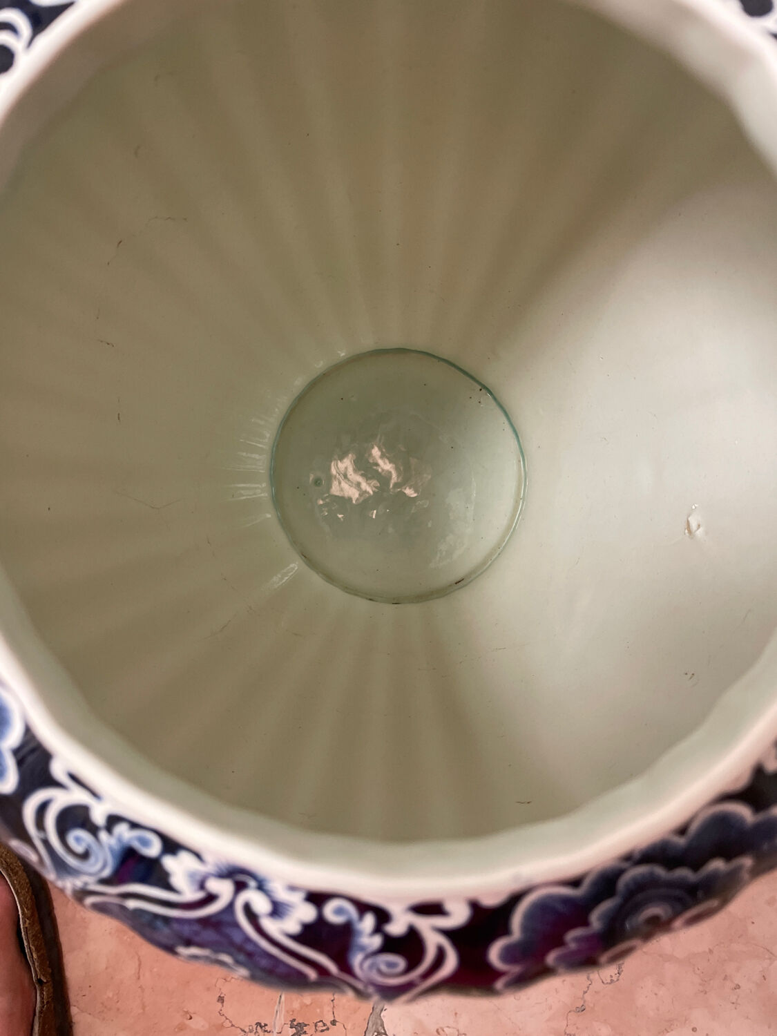 Delftware vase by Boch Royal Sphinx