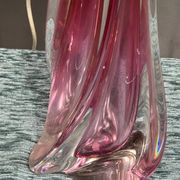 Solid crystal lamp Val Saint Lambert.