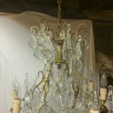 12-branched stamped chandelier